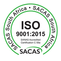 SACAS ISO 9001:2015 Certification Badge
